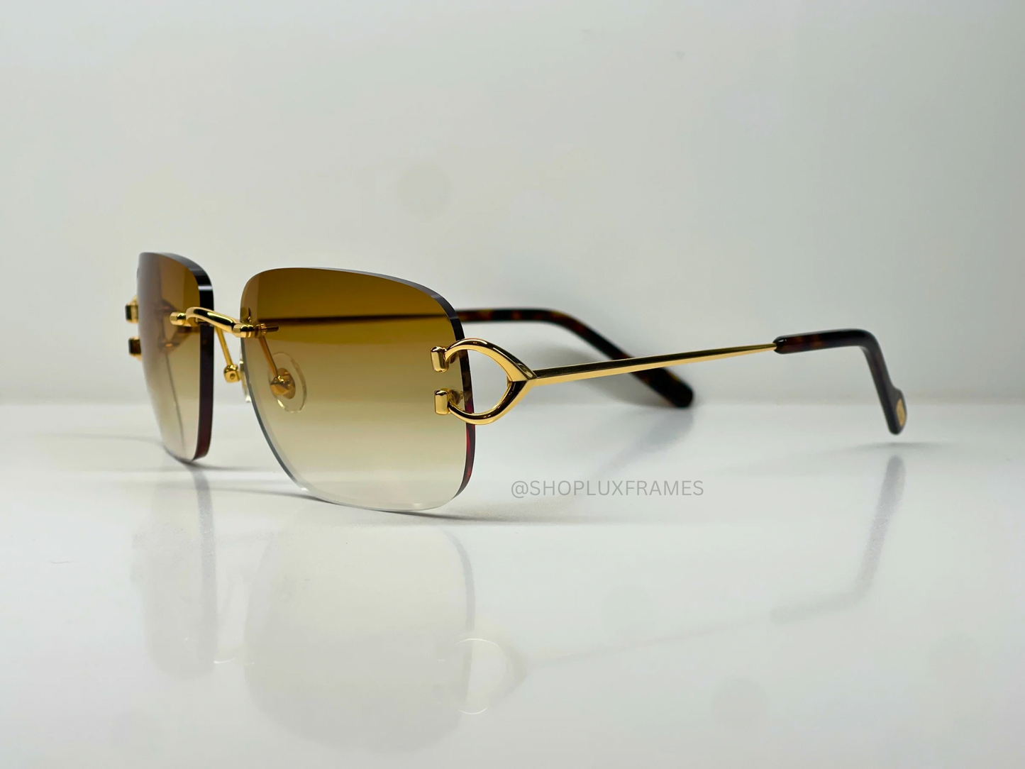 Luxury C Piccadily Classic Frames Brown Lens
