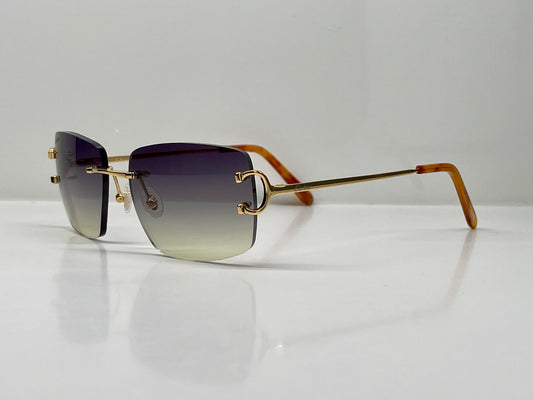 Luxury Big C Frames Square Custom Tint Lens